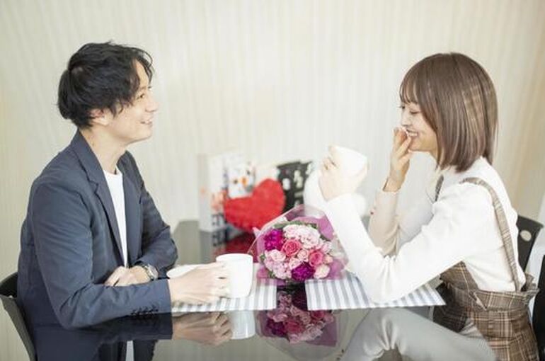 お茶カップル